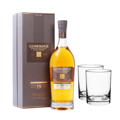 Glenmorangie 19Y 700 + 2 Glasses
