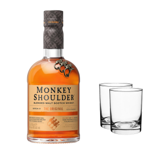 Monkey Shoulder Blended Malt Scotch Whisky 700 + 2 Glasses