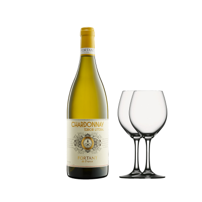 Fortant Chardonnay 2022 + 2 Galsses
