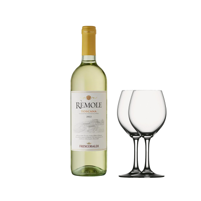 Frescobaldi Remole Toscana White 2022 + 2 Galsses